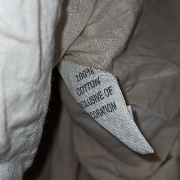 Ruehl No.925 100% Cotton Beaded Embellished Pale Pink Skirt Size Medium - Picture 10 of 11